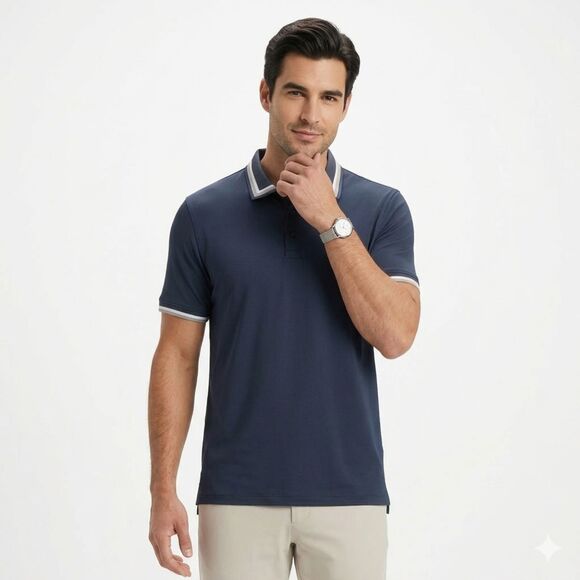 G/FORE Other - G/FORE Men’s Tux Banded Sleeve Tech Jersey Golf Polo XL - Ink